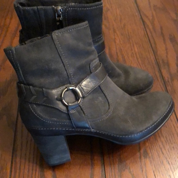indigo black boots